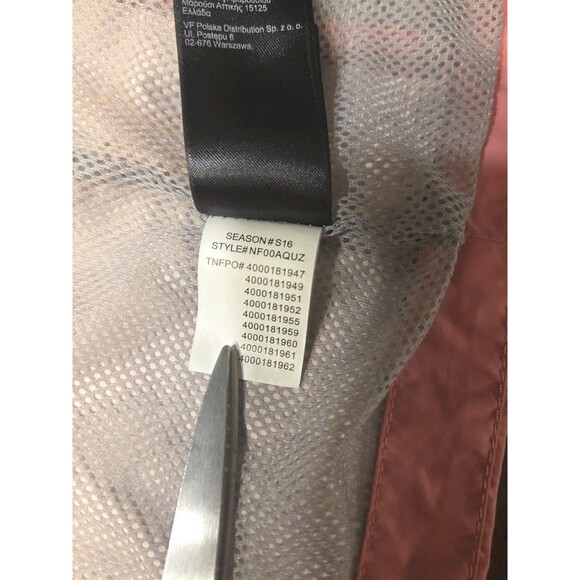 North Face Girls Rain Jacket XS 6 Pink DryVent Waterproof Mesh READ Description - Picture 4 of 5